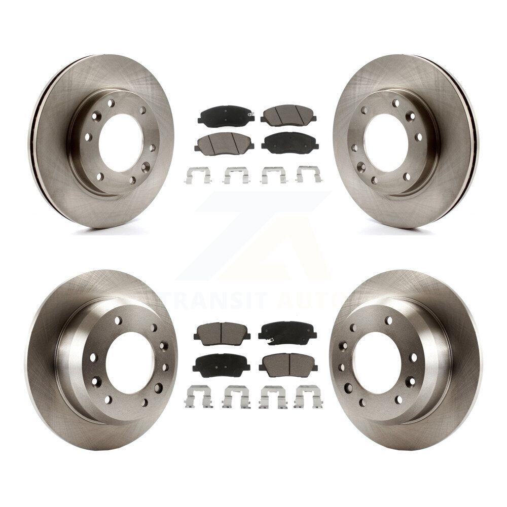[Avant + Arrière] Kit de Disque et plaquette (céramique) de frein pour Kia Sedona Hyundai Entourage K8C-101379