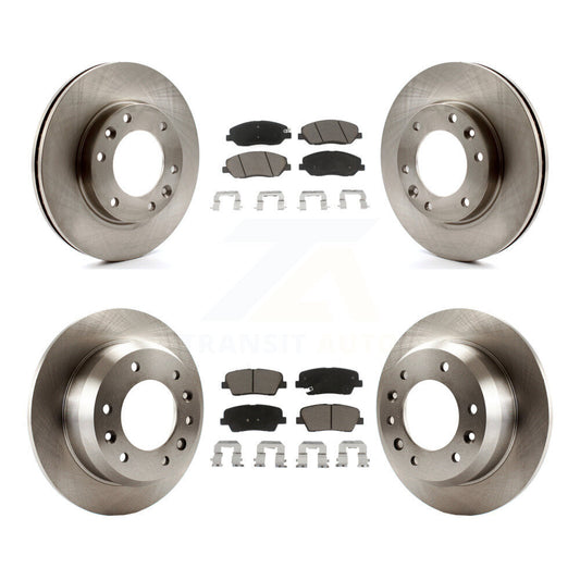 [Avant + Arrière] Kit de Disque et plaquette (céramique) de frein pour Kia Sedona Hyundai Entourage K8C-101379