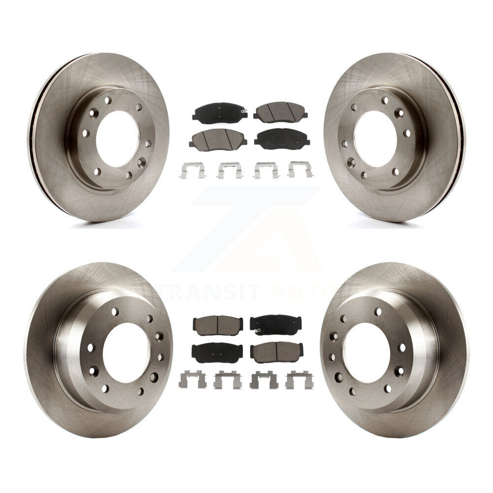[Avant + Arrière] Kit de Disque et plaquette (céramique) de frein pour Kia Sedona Hyundai Entourage To 04/27/06 K8C-101380