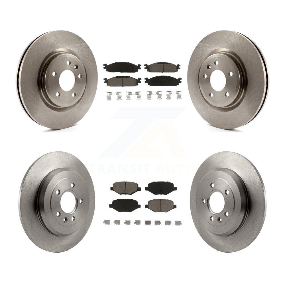 [Avant + Arrière] Kit de Disque et plaquette (céramique) de frein pour 2009-2010 Lincoln MKS K8C-101382