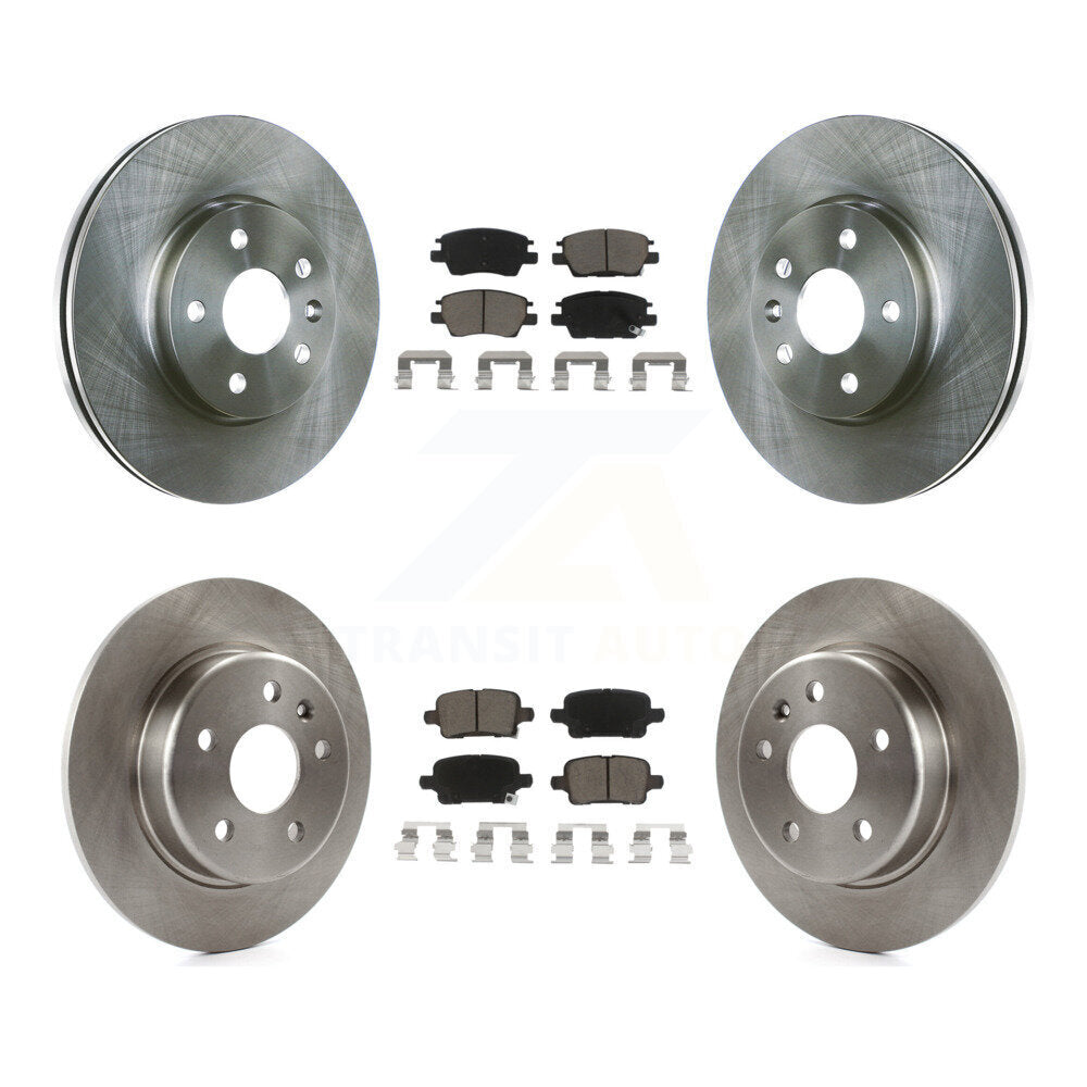 [Avant + Arrière] Kit de Disque et plaquette (céramique) de frein pour Chevrolet Cruze Volt Bolt EV EUV K8C-101384