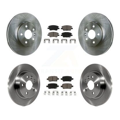 [Avant + Arrière] Kit de Disque et plaquette (céramique) de frein pour 2016 Chevrolet Cruze avec 268mm Diameter Rotor K8C-101385