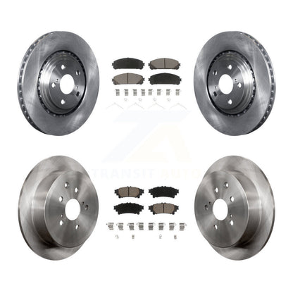 [Avant + Arrière] Kit de Disque et plaquette (céramique) de frein pour Toyota Highlander Sienna Lexus RX350 RX450h K8C-101387