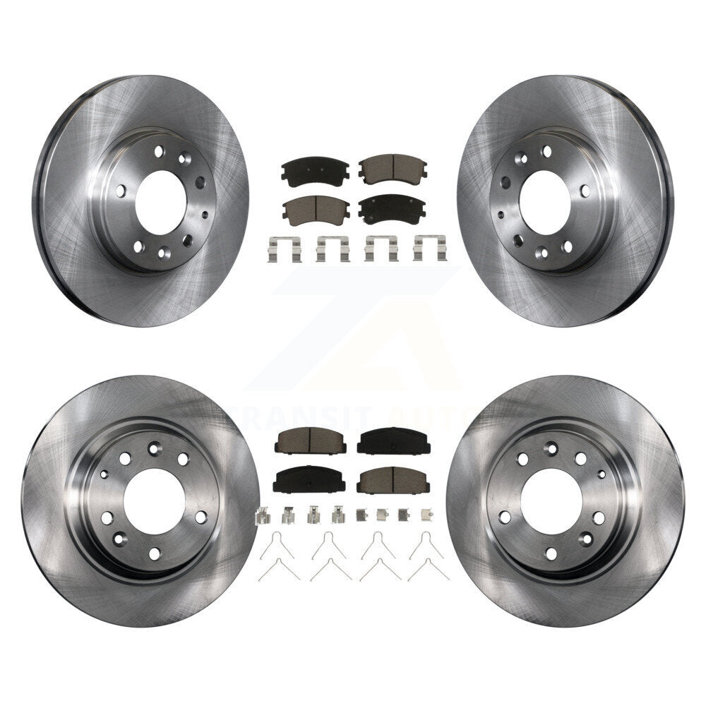 [Avant + Arrière] Kit de Disque et plaquette (céramique) de frein pour 2003-2005 Mazda 6 K8C-101392