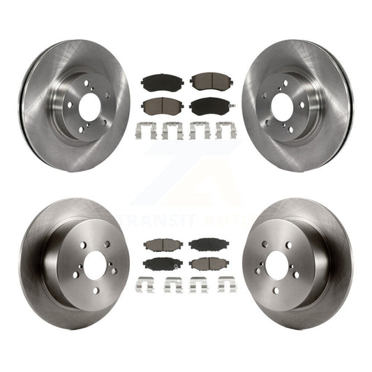 [Avant + Arrière] Kit de Disque et plaquette (céramique) de frein pour 2005 Subaru Legacy i Limited avec 277mm Diameter Rotor K8C-101402