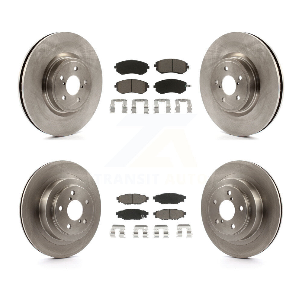 [Avant + Arrière] Kit de Disque et plaquette (céramique) de frein pour Subaru Legacy K8C-101403