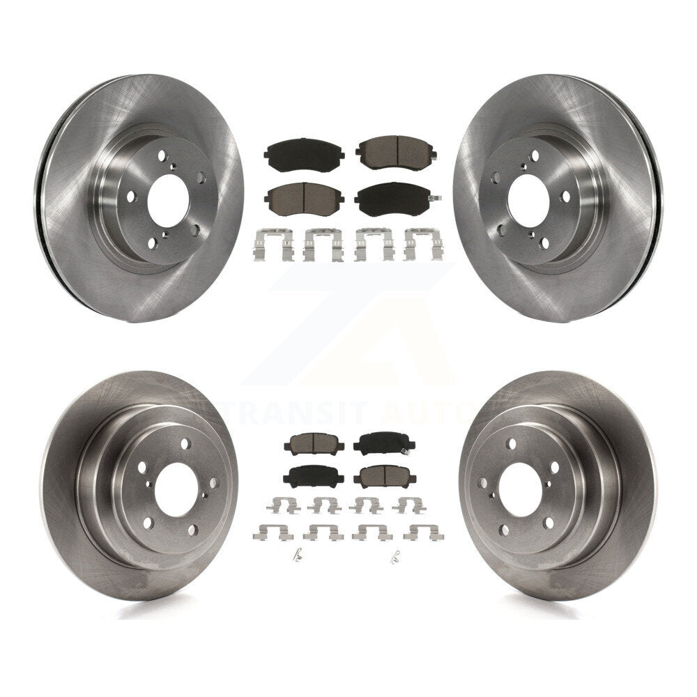 [Avant + Arrière] Kit de Disque et plaquette (céramique) de frein pour 2002-2003 Subaru Impreza Outback RS TS K8C-101413