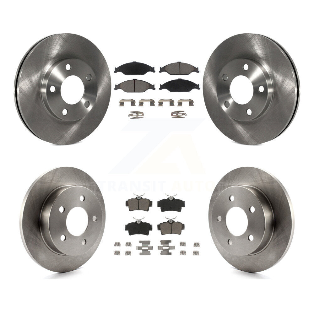 [Avant + Arrière] Kit de Disque et plaquette (céramique) de frein pour Ford Mustang K8C-101416