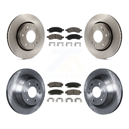 [Avant + Arrière] Kit de Disque et plaquette (céramique) de frein pour Chevrolet Trailblazer GMC Envoy Buick Rainier Isuzu Ascender K8C-101417