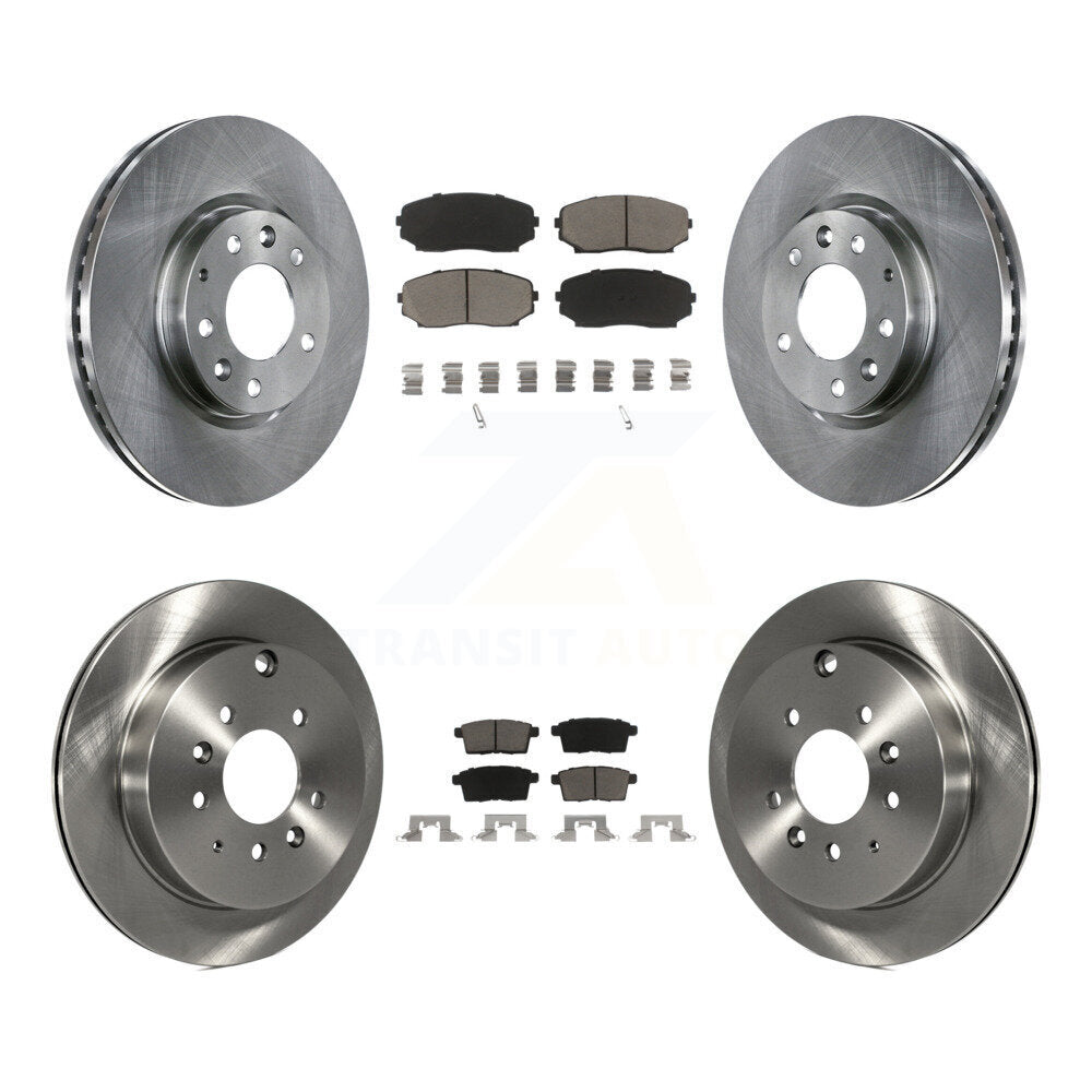 [Avant + Arrière] Kit de Disque et plaquette (céramique) de frein pour Ford Edge Mazda CX-7 Lincoln MKX K8C-101426