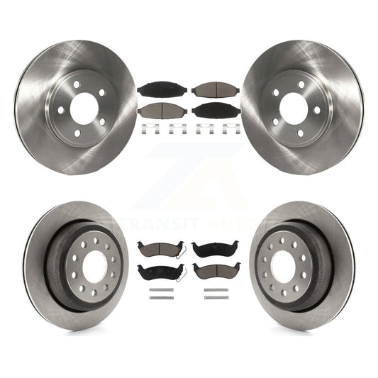 [Avant + Arrière] Kit de Disque et plaquette (céramique) de frein pour 2003-2011 Lincoln Town Car Sedan K8C-101428
