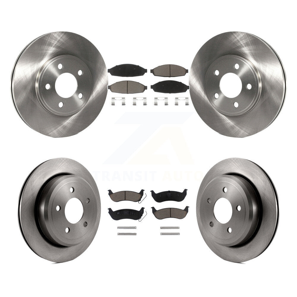 [Avant + Arrière] Kit de Disque et plaquette (céramique) de frein pour Ford Crown Victoria Mercury Grand Marquis Marauder K8C-101429