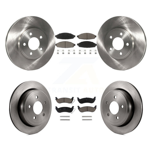 [Avant + Arrière] Kit de Disque et plaquette (céramique) de frein pour Ford Crown Victoria Mercury Grand Marquis Marauder K8C-101429