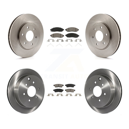 [Avant + Arrière] Kit de Disque et plaquette (céramique) de frein pour Nissan Frontier Suzuki Equator 2.5L K8C-101445