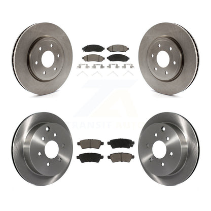 [Avant + Arrière] Kit de Disque et plaquette (céramique) de frein pour 2006-2007 Nissan Xterra K8C-101446