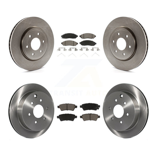 [Avant + Arrière] Kit de Disque et plaquette (céramique) de frein pour 2006-2007 Nissan Xterra K8C-101446