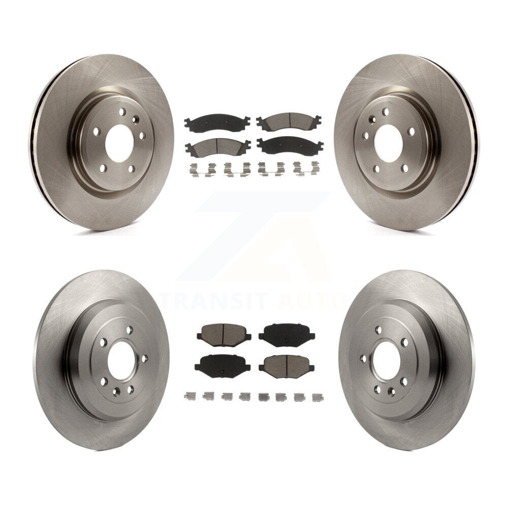 [Avant + Arrière] Kit de Disque et plaquette (céramique) de frein pour 2010-2012 Ford Taurus SHO K8C-101448