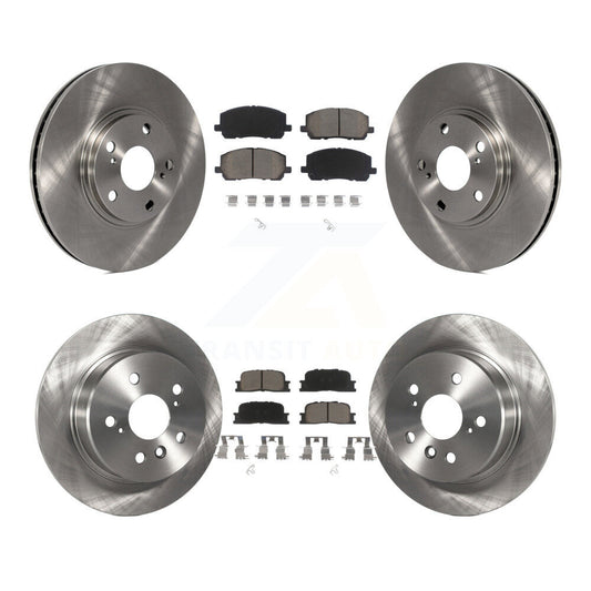 [Avant + Arrière] Kit de Disque et plaquette (céramique) de frein pour 2001-2003 Toyota Highlander AWD K8C-101449