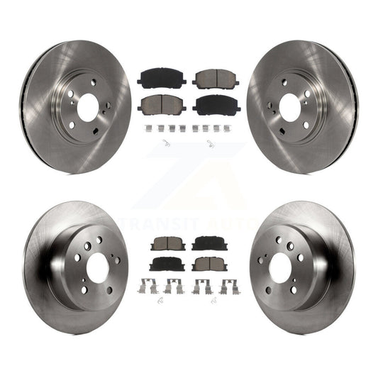 [Avant + Arrière] Kit de Disque et plaquette (céramique) de frein pour 2001-2003 Toyota Highlander FWD K8C-101450