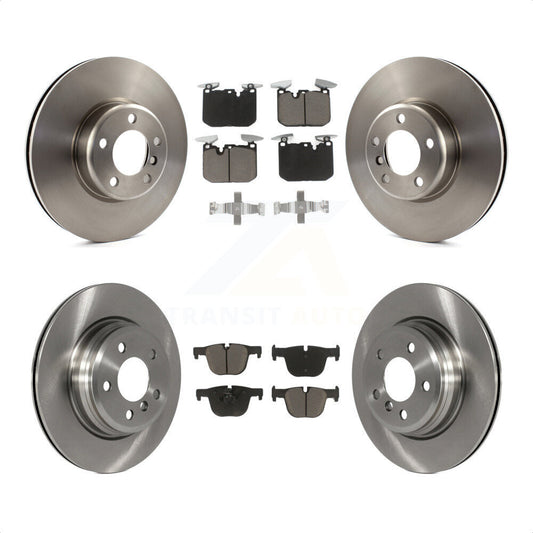[Avant + Arrière] Kit de Disque et plaquette (céramique) de frein pour BMW 340i xDrive 435i 440i Gran Coupe ActiveHybrid 3 sans Blue Painted Calipers K8C-101452 par Transit Auto