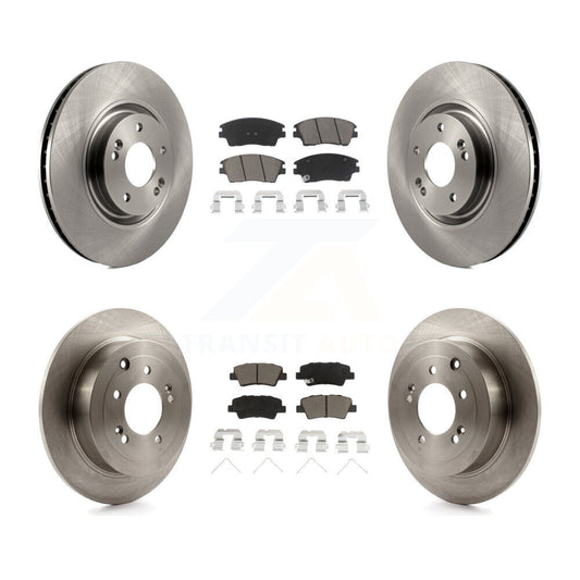 [Avant + Arrière] Kit de Disque et plaquette (céramique) de frein pour 2017-2021 Kia Sportage Turbocharged avec Manual Parking K8C-101453