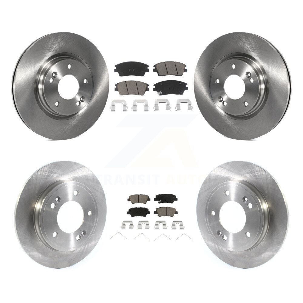 [Avant + Arrière] Kit de Disque et plaquette (céramique) de frein pour 2017-2020 Hyundai Elantra 1.6L K8C-101454