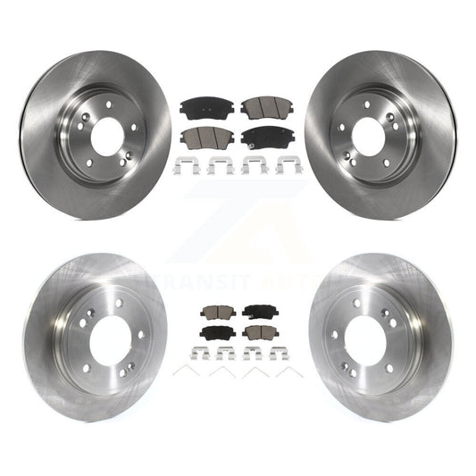 [Avant + Arrière] Kit de Disque et plaquette (céramique) de frein pour 2017-2020 Hyundai Elantra 1.6L K8C-101454