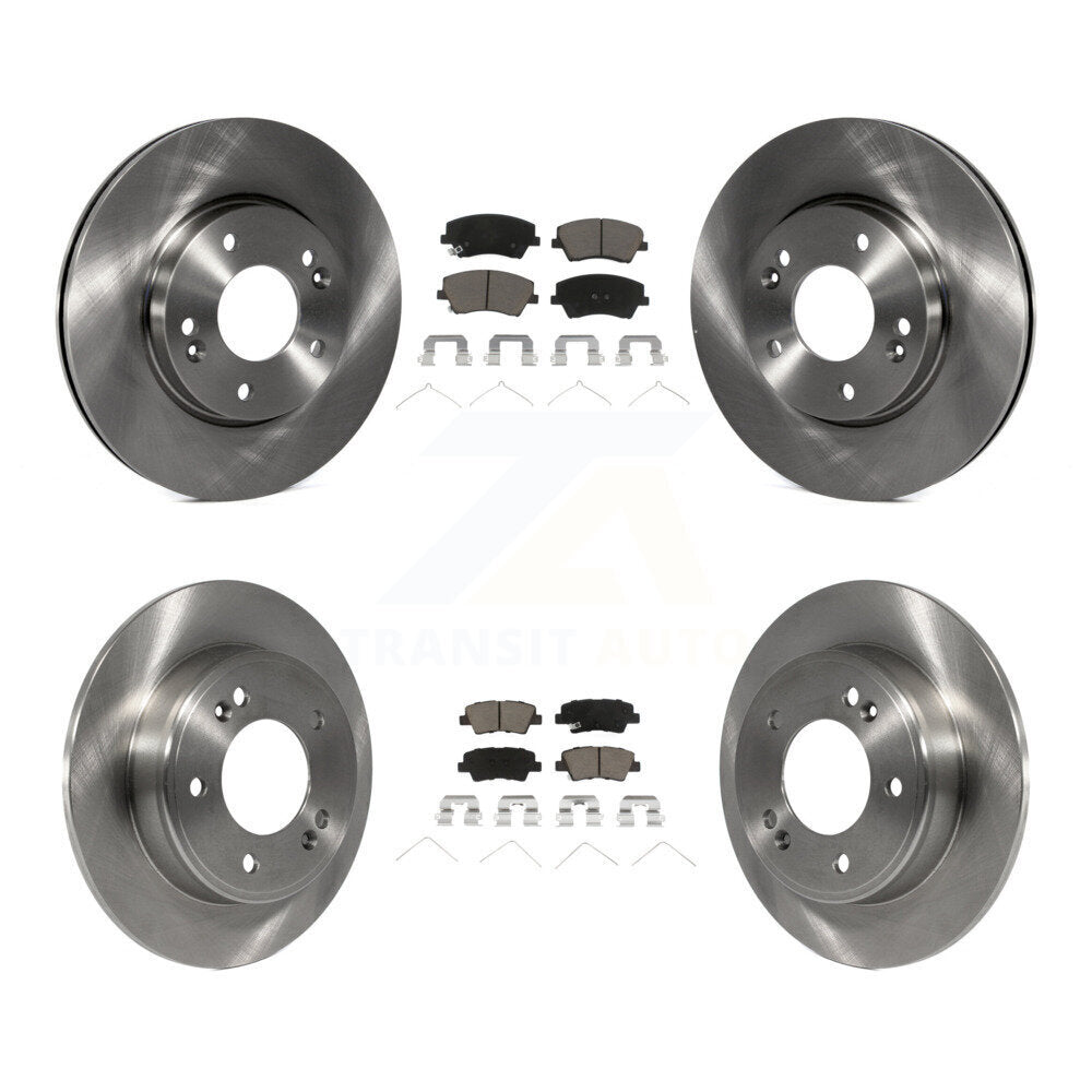 [Avant + Arrière] Kit de Disque et plaquette (céramique) de frein pour 2017-2020 Hyundai Elantra 2.0L K8C-101455