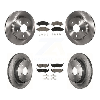[Avant + Arrière] Kit de Disque et plaquette (céramique) de frein pour Ram 1500 Dodge Classic Durango Chrysler Aspen K8C-101456