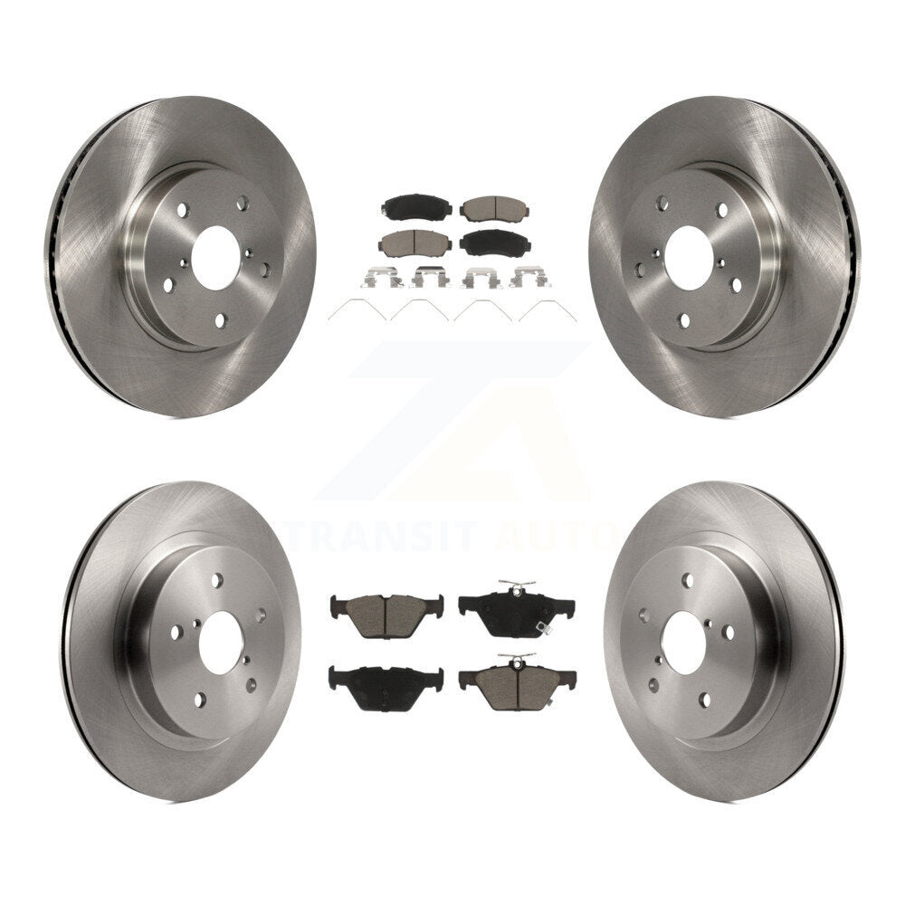 [Avant + Arrière] Kit de Disque et plaquette (céramique) de frein pour 2016-2019 Subaru Legacy 2.5L K8C-101462