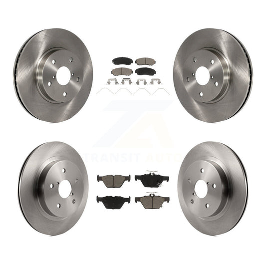 [Avant + Arrière] Kit de Disque et plaquette (céramique) de frein pour 2016-2019 Subaru Legacy 2.5L K8C-101462