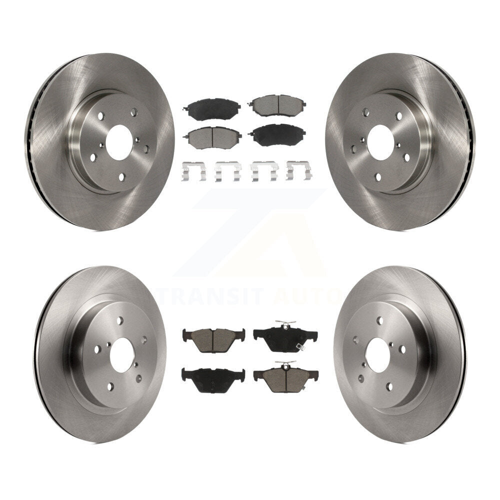 [Avant + Arrière] Kit de Disque et plaquette (céramique) de frein pour 2015 Subaru Legacy 2.5L K8C-101464
