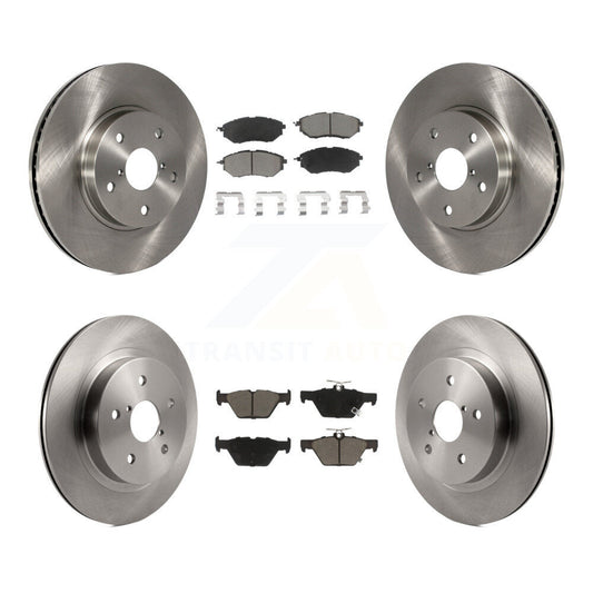 [Avant + Arrière] Kit de Disque et plaquette (céramique) de frein pour 2015 Subaru Legacy 2.5L K8C-101464