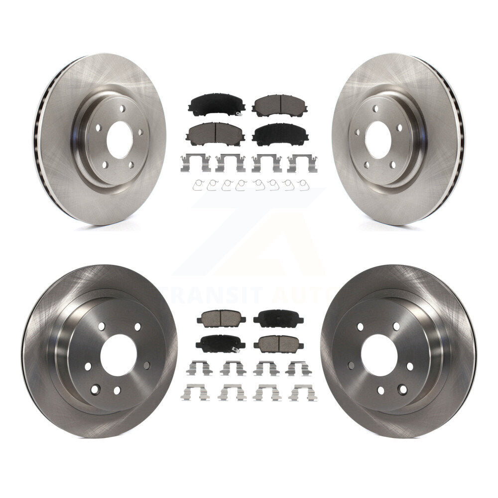 [Avant + Arrière] Kit de Disque et plaquette (céramique) de frein pour Nissan Rogue K8C-101468