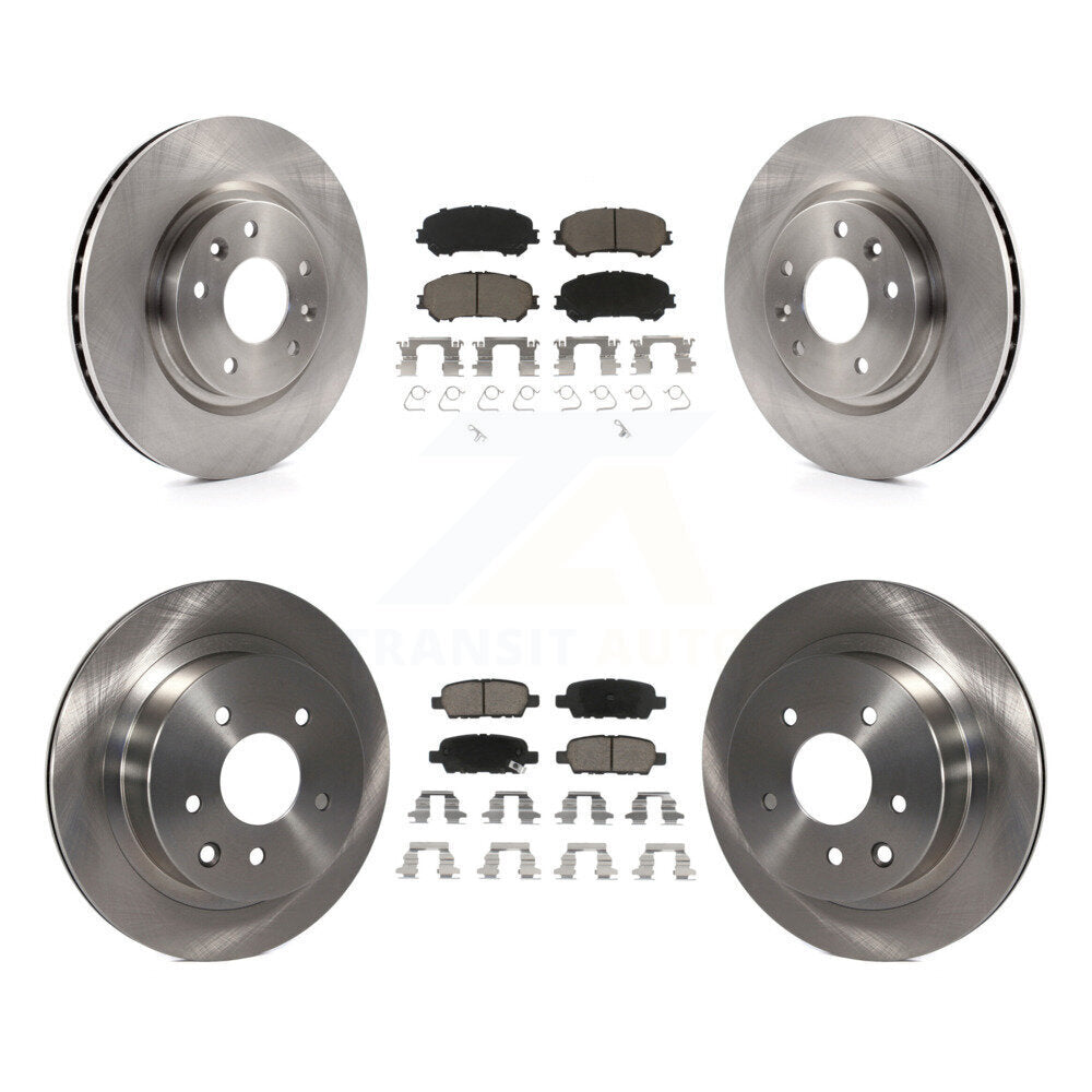 [Avant + Arrière] Kit de Disque et plaquette (céramique) de frein pour Nissan Rogue Sport Qashqai K8C-101469
