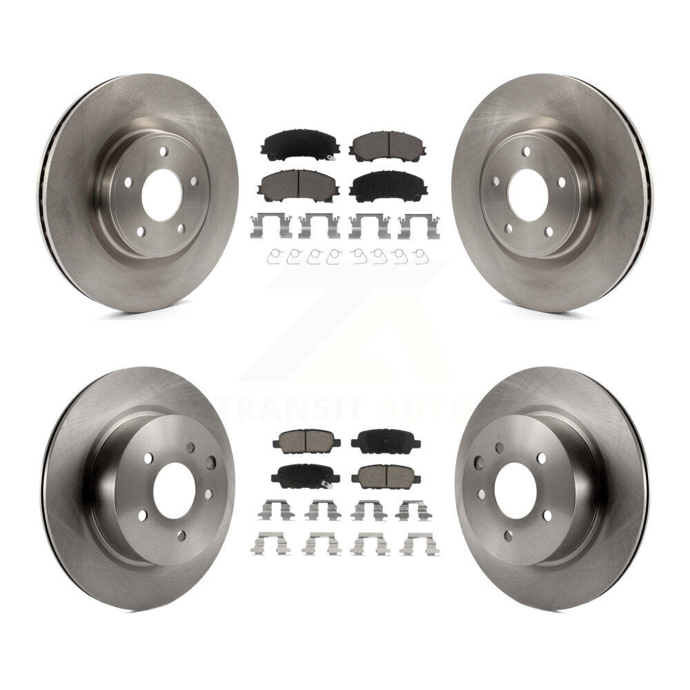 [Avant + Arrière] Kit de Disque et plaquette (céramique) de frein pour 2016-2017 INFINITI QX50 K8C-101470