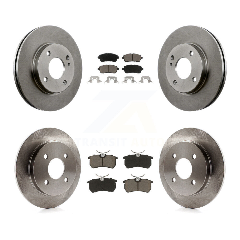 [Avant + Arrière] Kit de Disque et plaquette (céramique) de frein pour Ford Fiesta K8C-101472