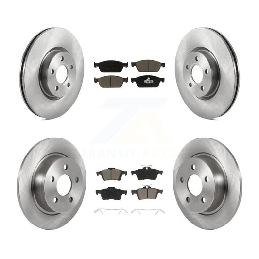 [Avant + Arrière] Kit de Disque et plaquette (céramique) de frein pour Ford Connect K8C-101474