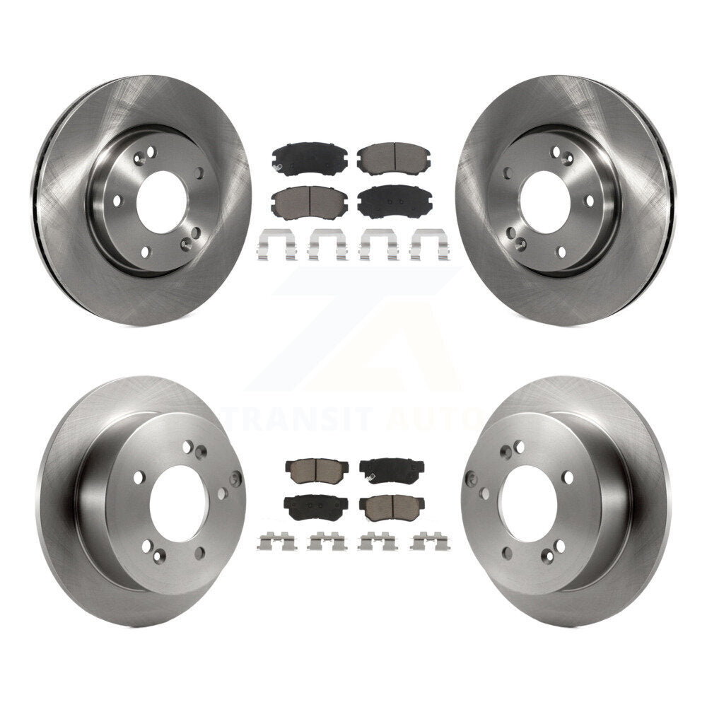 [Avant + Arrière] Kit de Disque et plaquette (céramique) de frein pour Hyundai Sonata Kia Sportage Tucson Optima Magentis K8C-101478