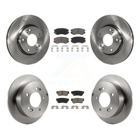 [Avant + Arrière] Kit de Disque et plaquette (céramique) de frein pour Hyundai Sonata Kia Sportage Tucson Optima Magentis K8C-101478
