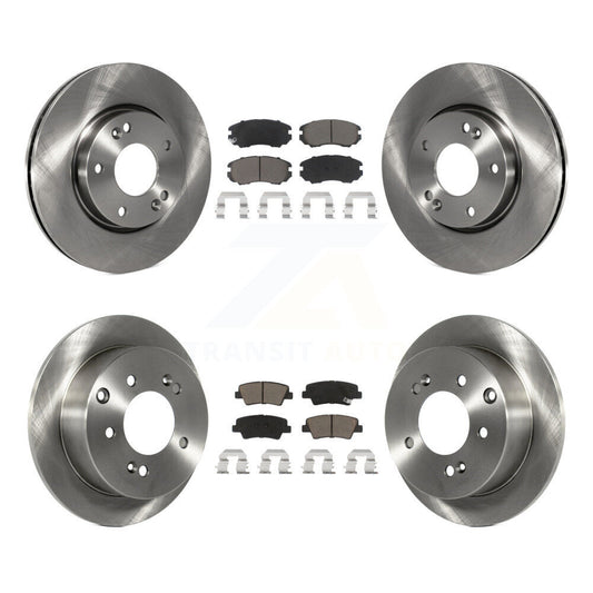 [Avant + Arrière] Kit de Disque et plaquette (céramique) de frein pour 2012-2013 Kia Soul K8C-101480