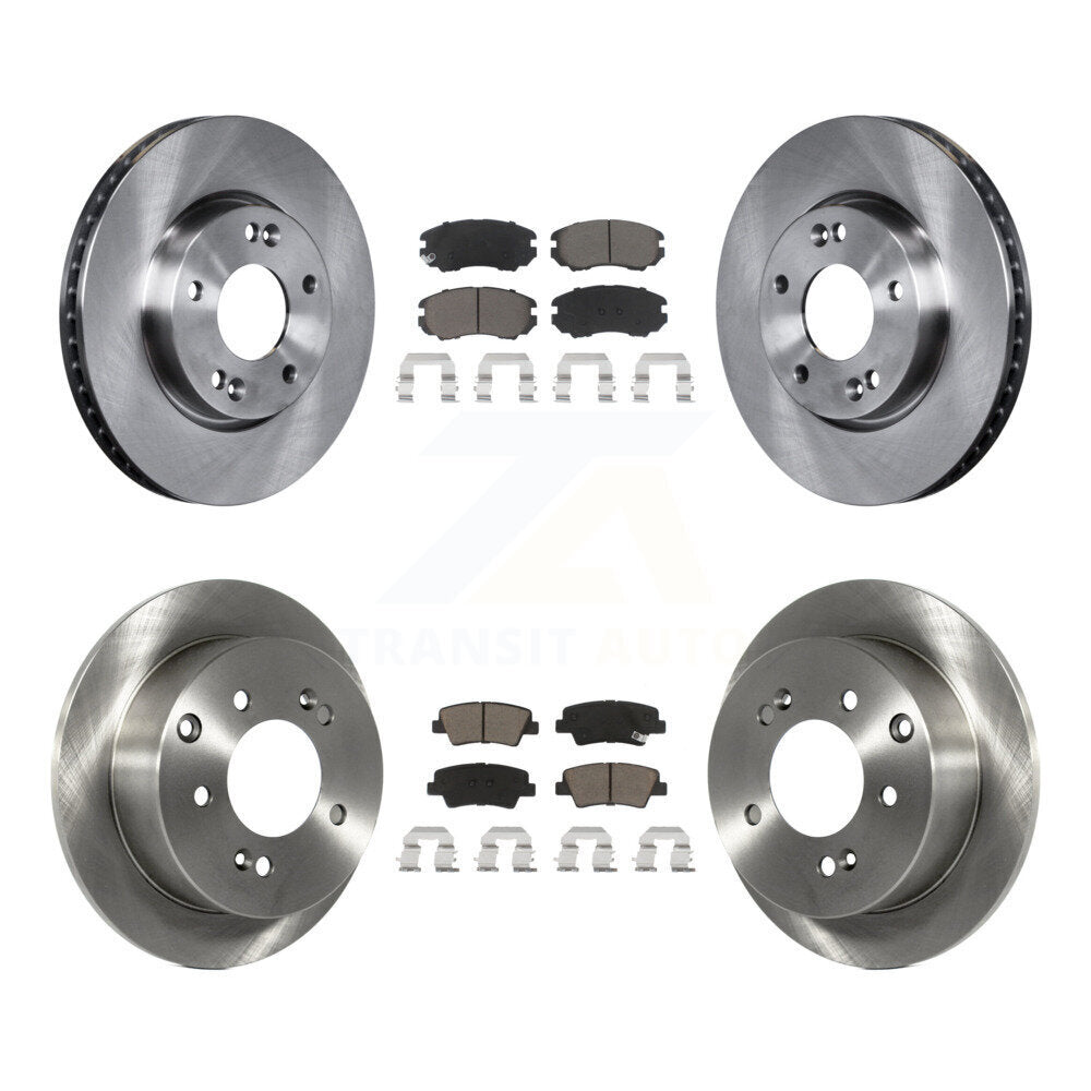 [Avant + Arrière] Kit de Disque et plaquette (céramique) de frein pour 2010-2011 Kia Soul 2.0L K8C-101482