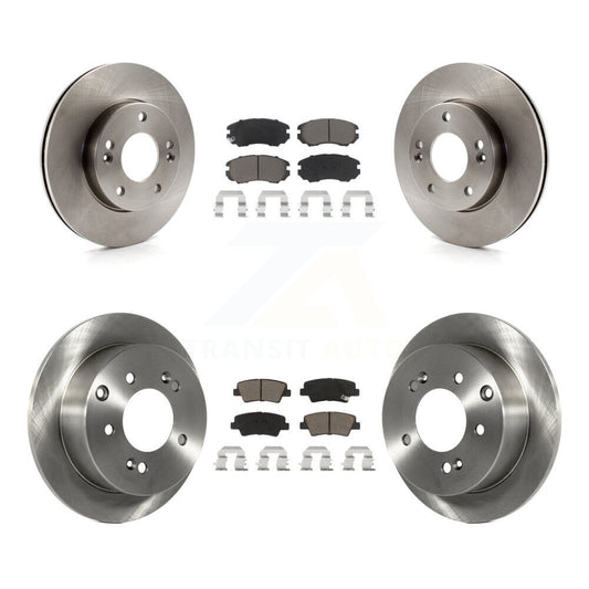 [Avant + Arrière] Kit de Disque et plaquette (céramique) de frein pour 2010-2011 Kia Soul 1.6L K8C-101483