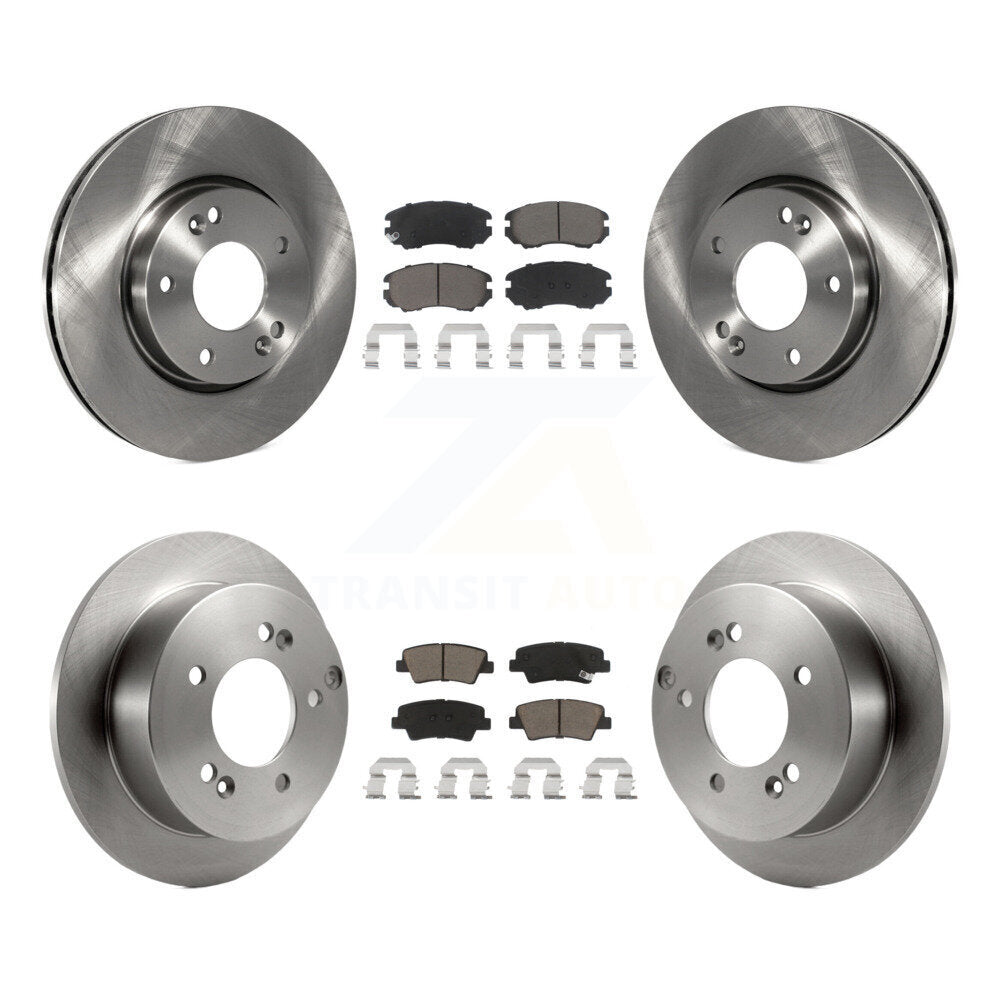 [Avant + Arrière] Kit de Disque et plaquette (céramique) de frein pour Hyundai Sonata 2.4L K8C-101484