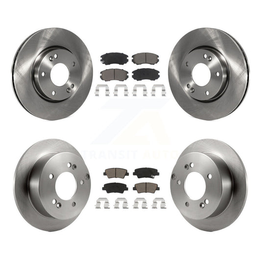 [Avant + Arrière] Kit de Disque et plaquette (céramique) de frein pour Hyundai Sonata 2.4L K8C-101484