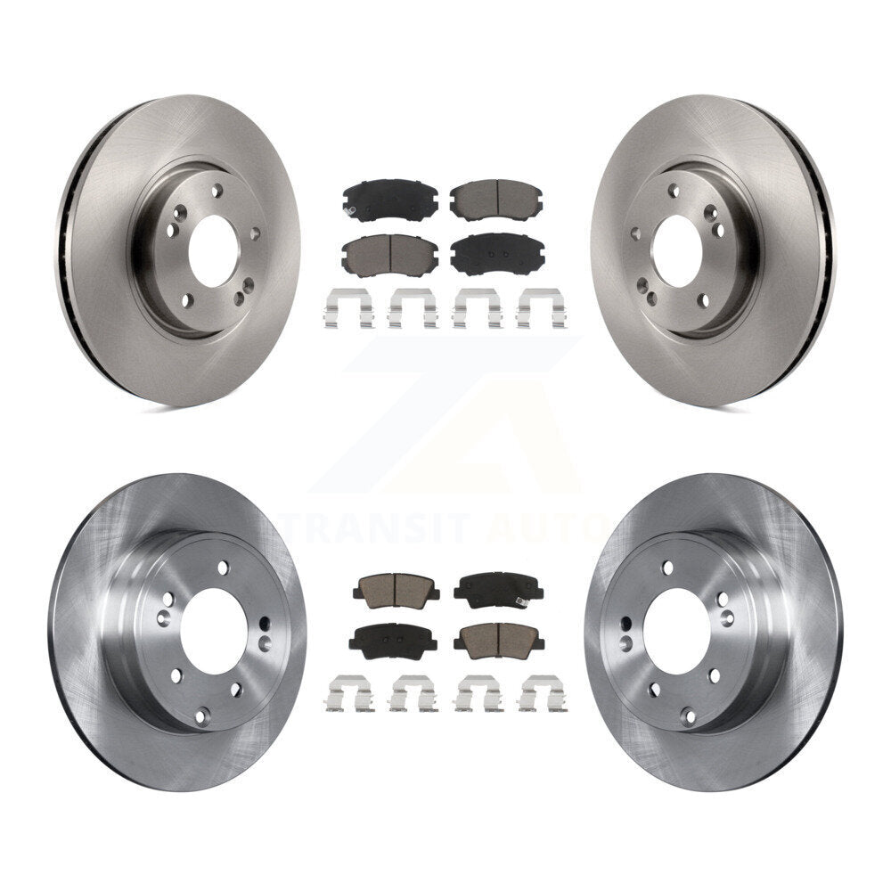 [Avant + Arrière] Kit de Disque et plaquette (céramique) de frein pour Hyundai Sonata 3.3L K8C-101485