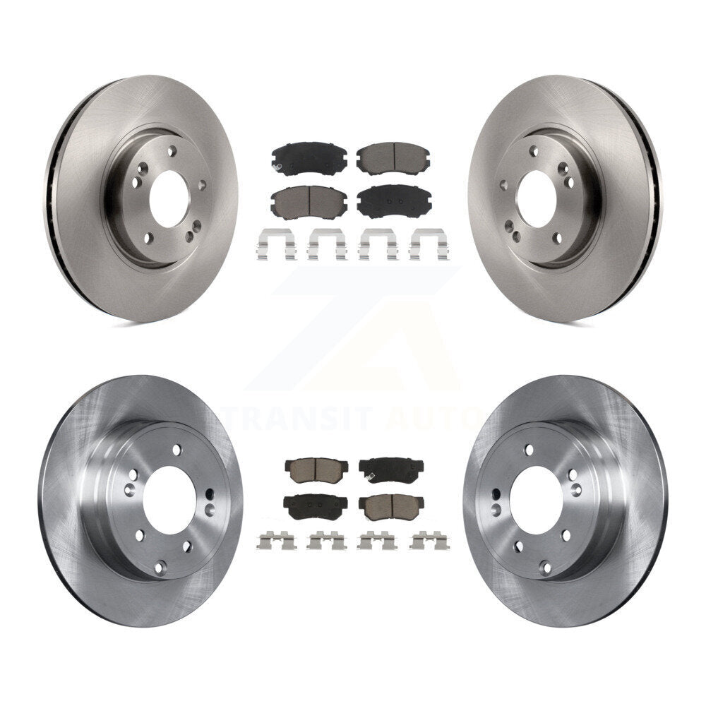 [Avant + Arrière] Kit de Disque et plaquette (céramique) de frein pour Hyundai Sonata 3.3L K8C-101486