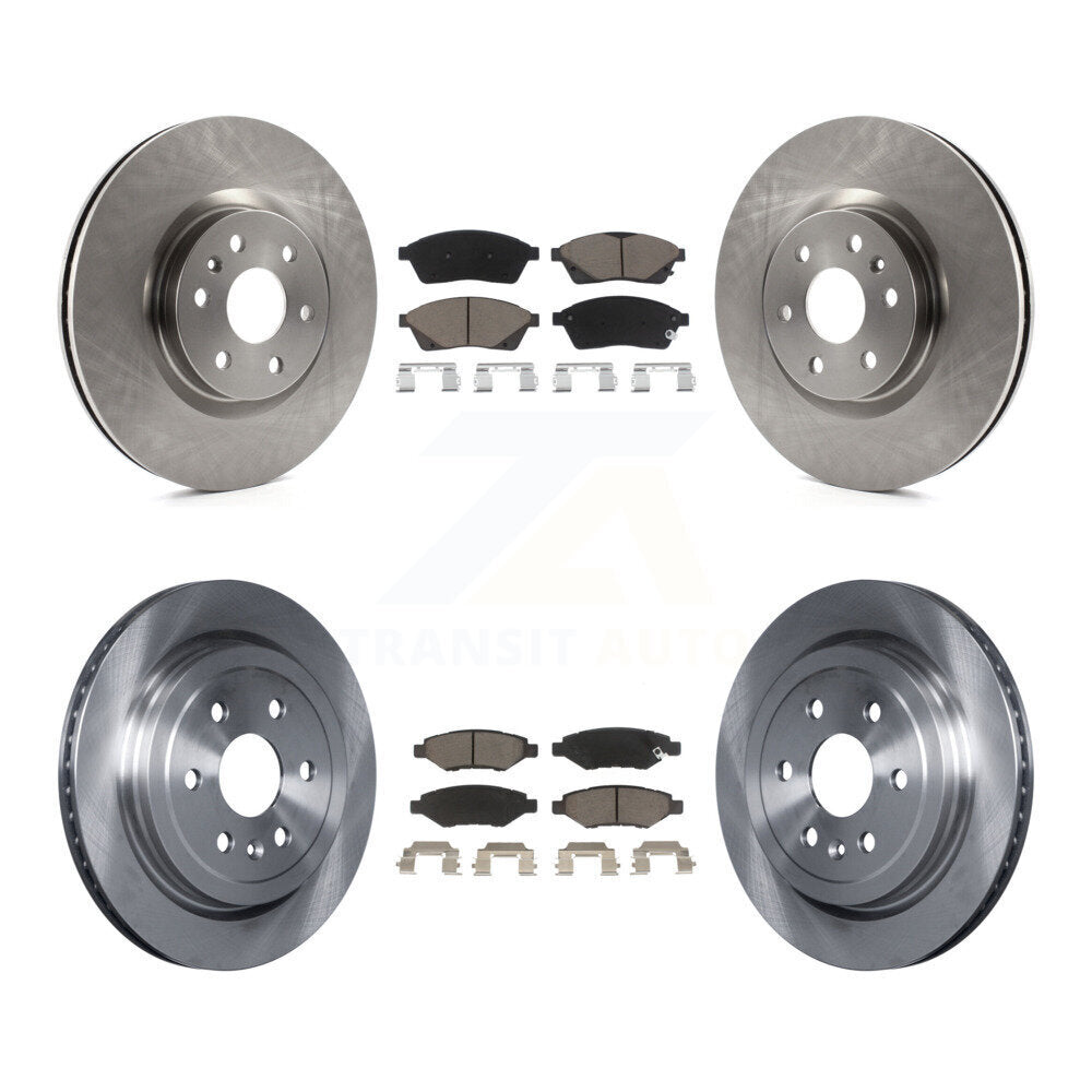 [Avant + Arrière] Kit de Disque et plaquette (céramique) de frein pour Cadillac SRX Saab 9-4X K8C-101488
