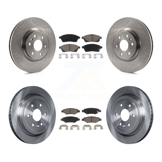 [Avant + Arrière] Kit de Disque et plaquette (céramique) de frein pour Cadillac SRX Saab 9-4X K8C-101488