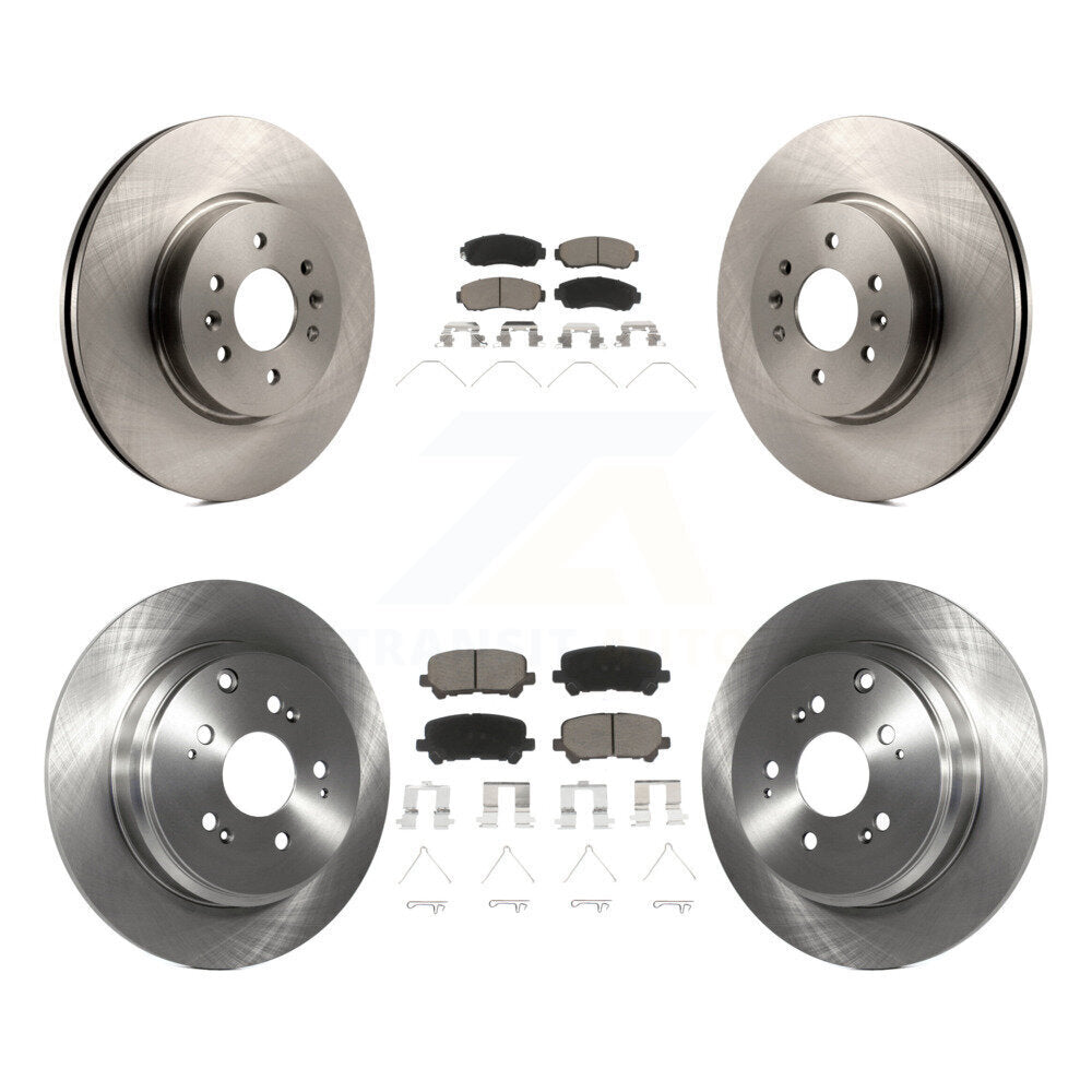 [Avant + Arrière] Kit de Disque et plaquette (céramique) de frein pour 2011-2014 Honda Odyssey K8C-101491